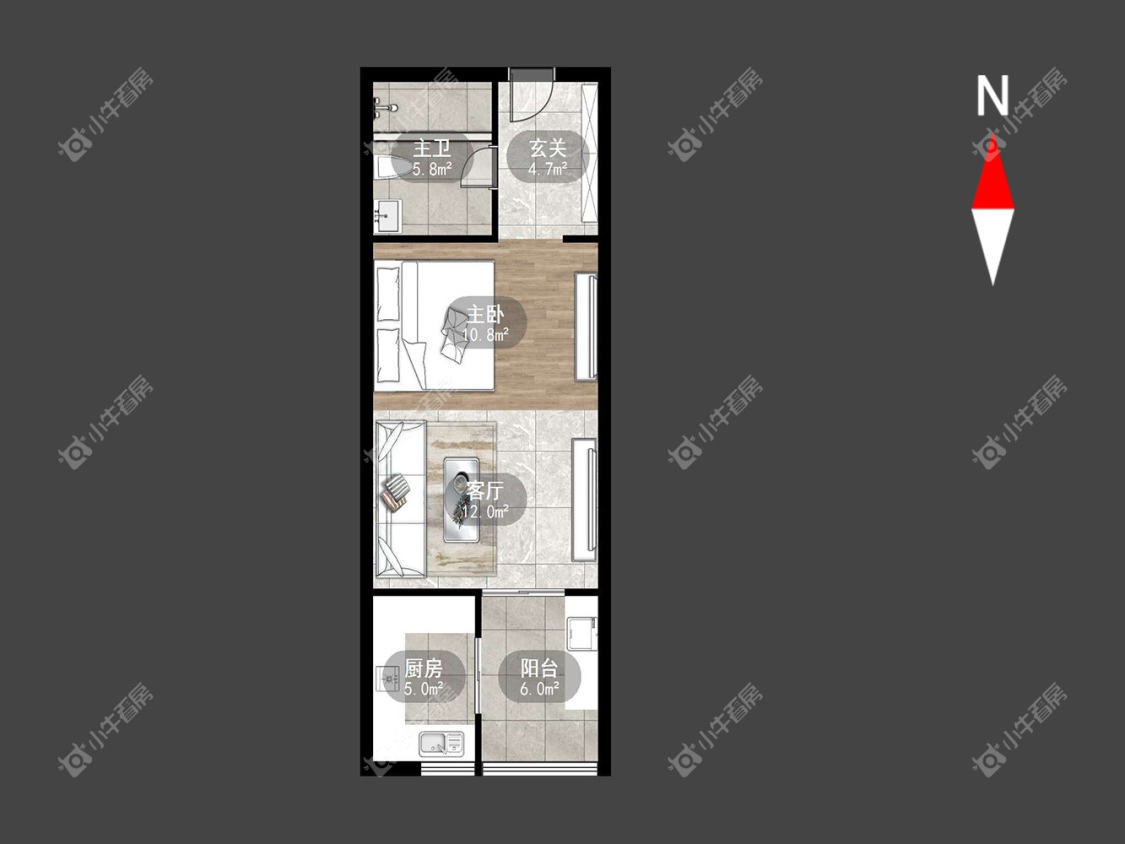 常州新北万达广场在租房源_小牛看房