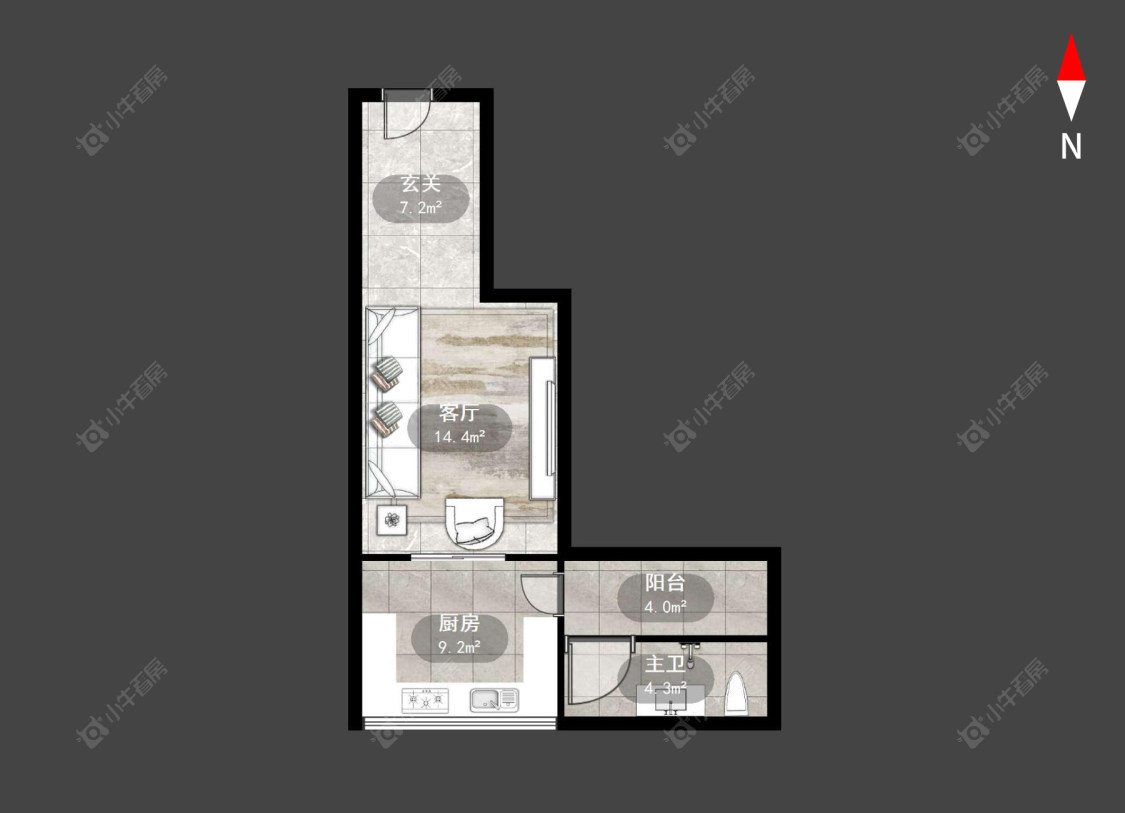 常州元丰桥在售二手房源户型图_小牛看房
