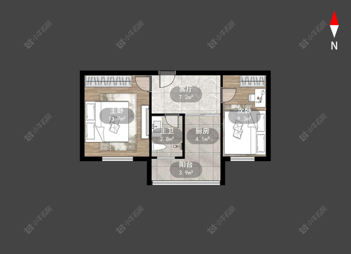 常州斜桥巷在售二手房源户型图_小牛看房