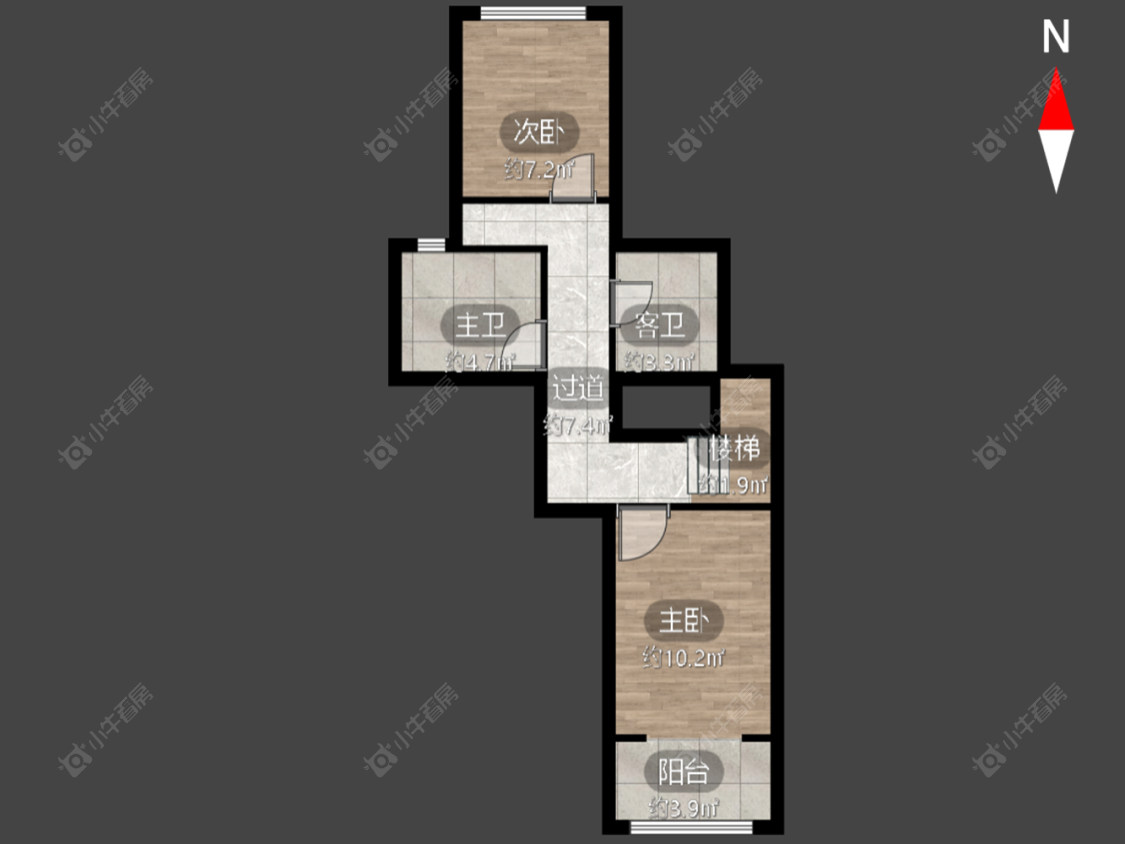 常州融创滨湖御园在售二手房房源户型图_小牛看房