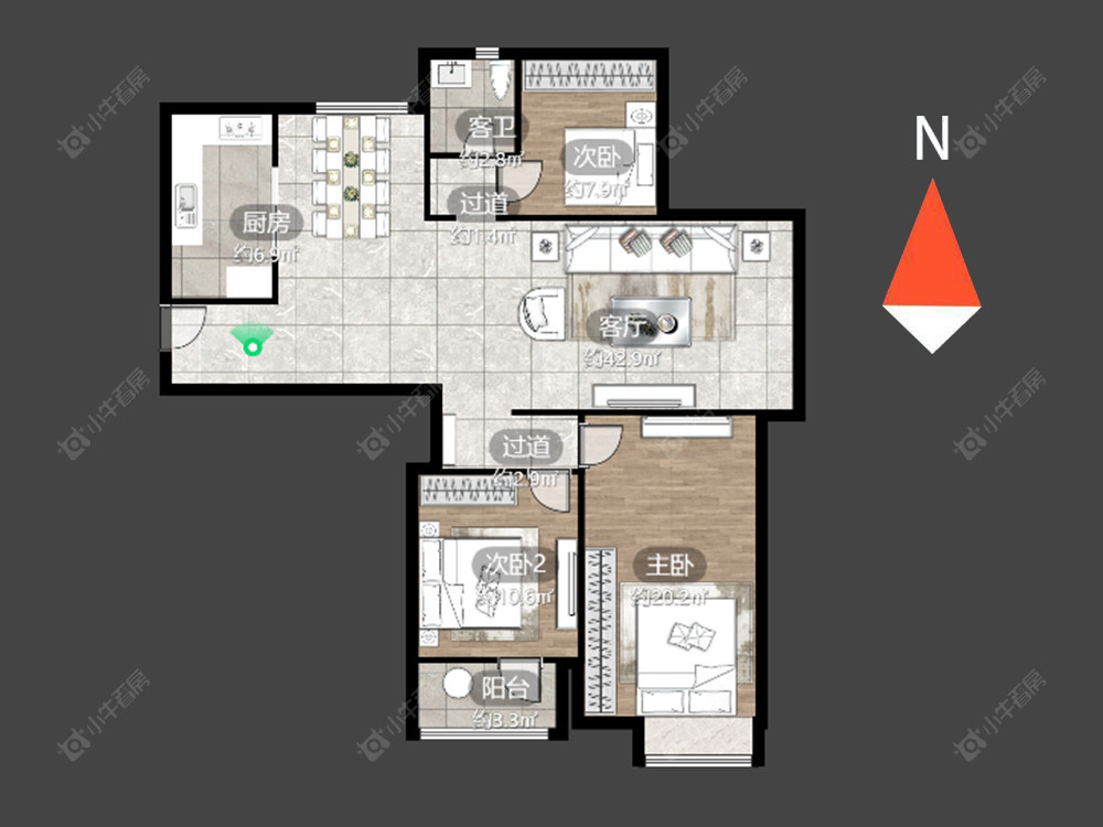 南甸苑房源户型图 常州南甸苑在售二手房源户型图_小牛看房