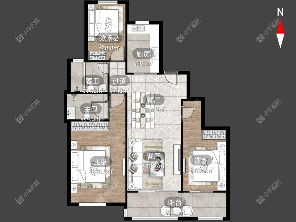 常州新城和昱文萃苑在租房源_小牛看房