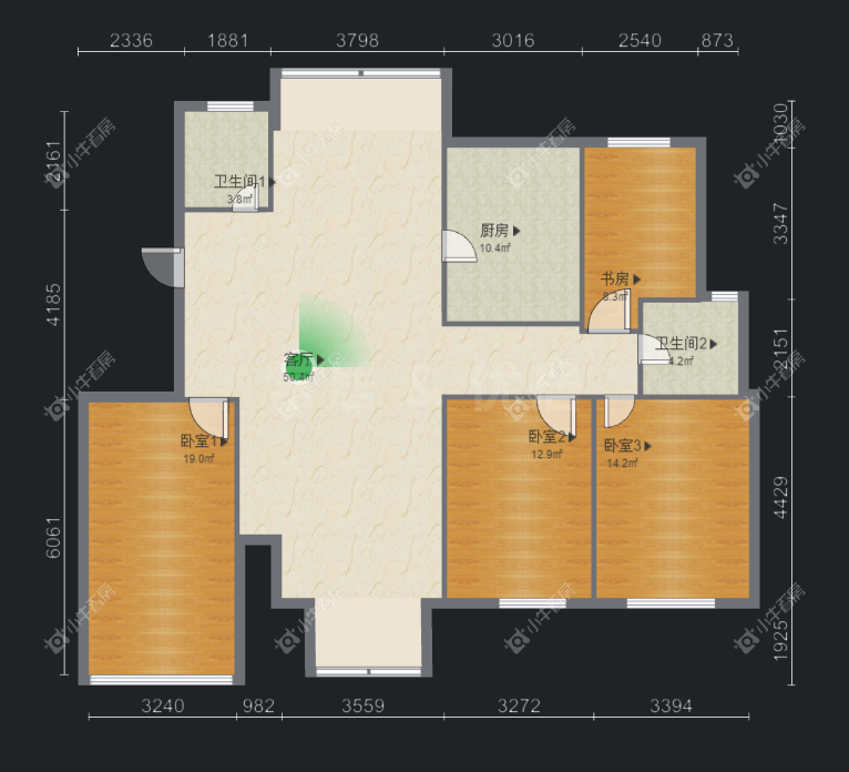 常州翔宇文苑在租房源_小牛看房