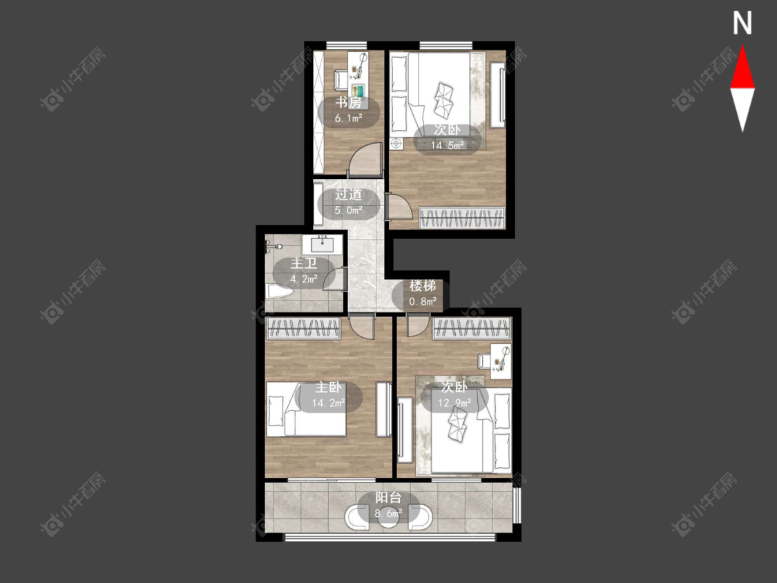 怀德苑房源户型图 常州怀德苑在售二手房源户型图_小牛看房