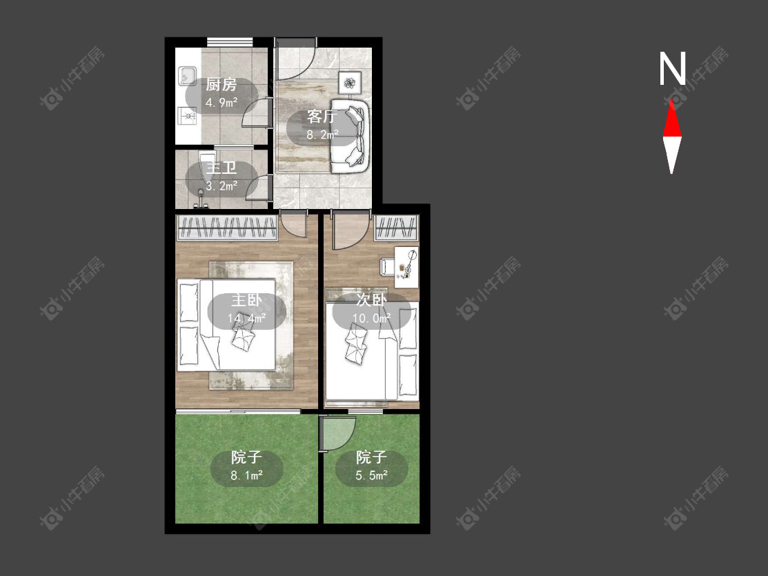常州丽华一村在售二手房源户型图_小牛看房