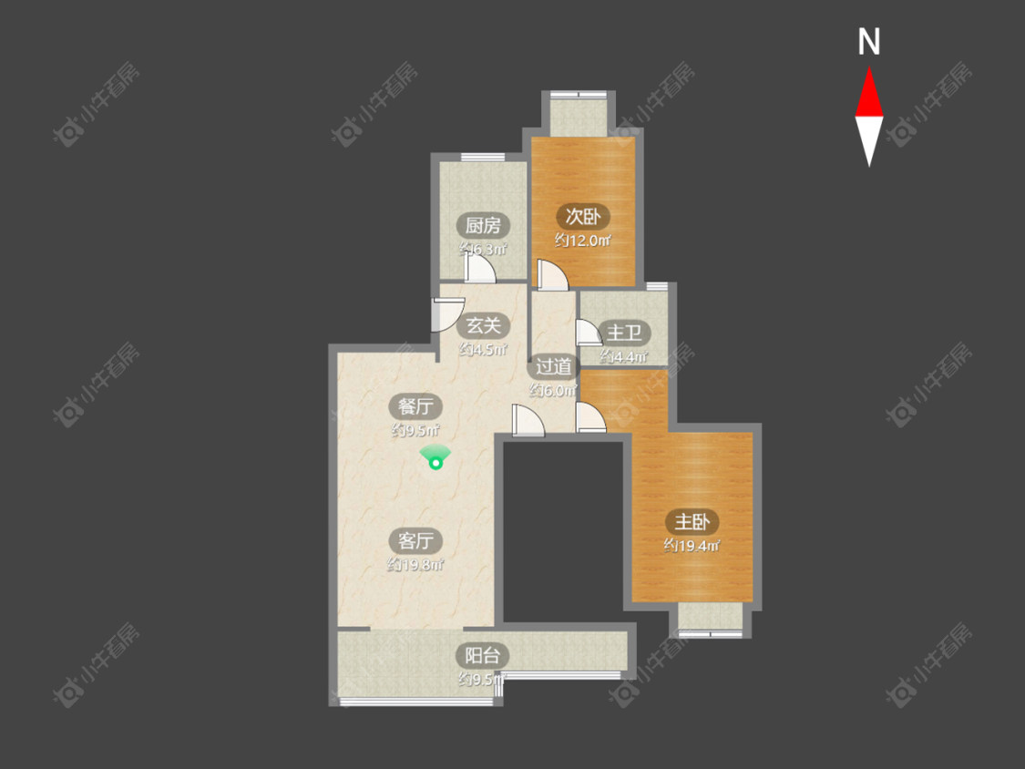 常州金禧园(金坛)在售二手房源户型图_小牛看房