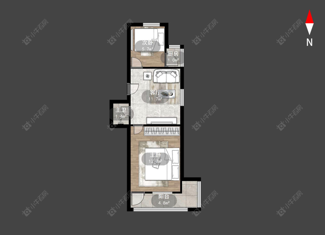 常州新丰街西楼在售二手房房源户型图_小牛看房