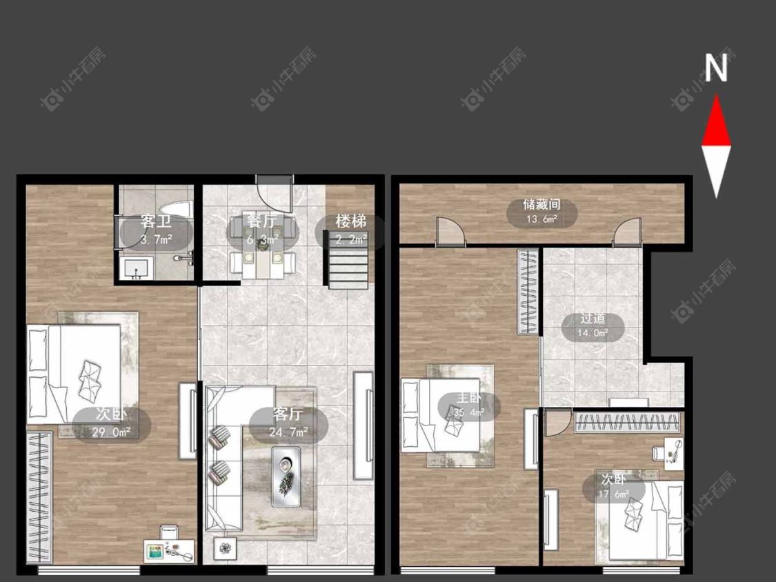 常州誉天大厦在售二手房源户型图_小牛看房