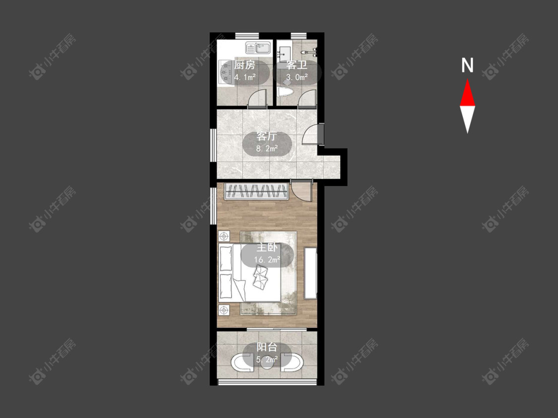 常州红梅新村在售二手房房源户型图_小牛看房