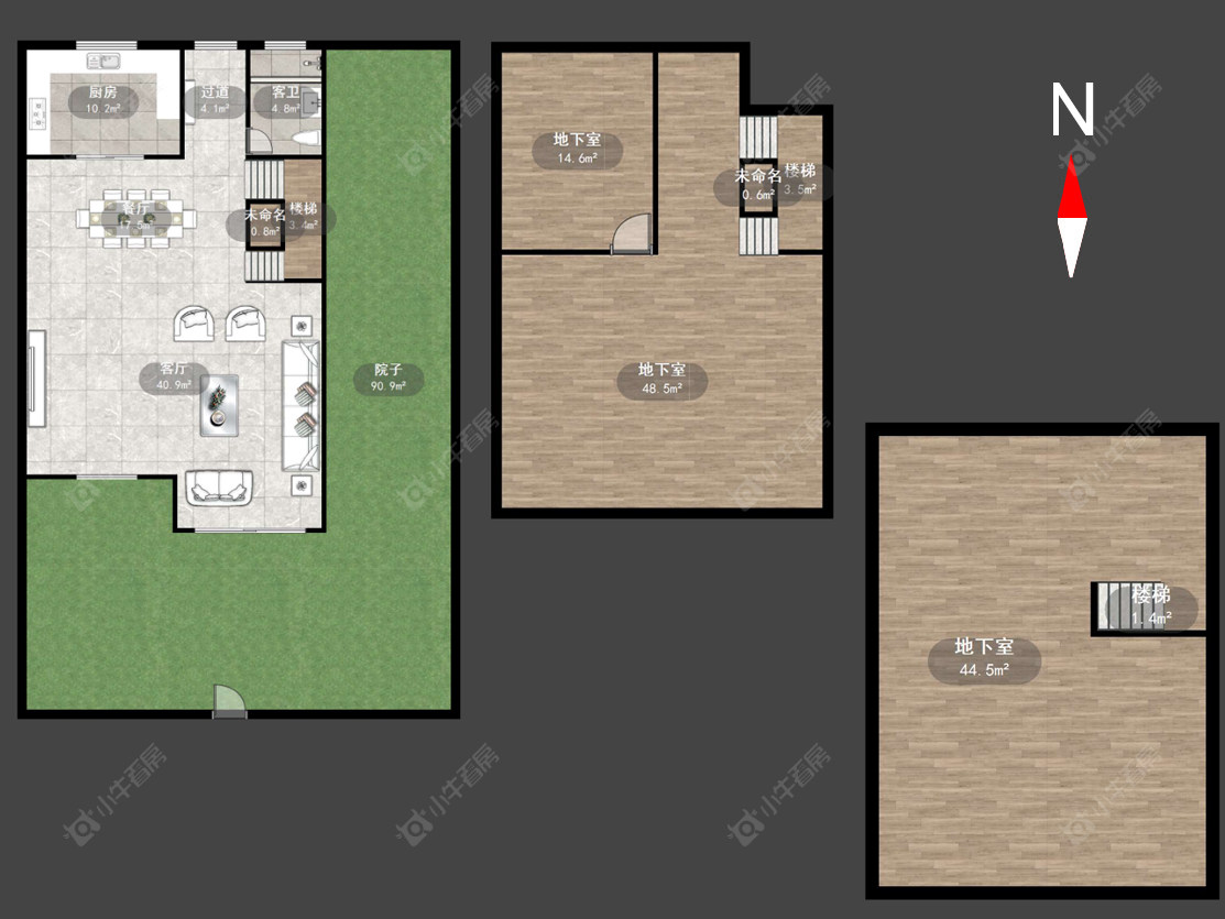 常州高成天鹅湖别墅区在售二手房源户型图_小牛看房
