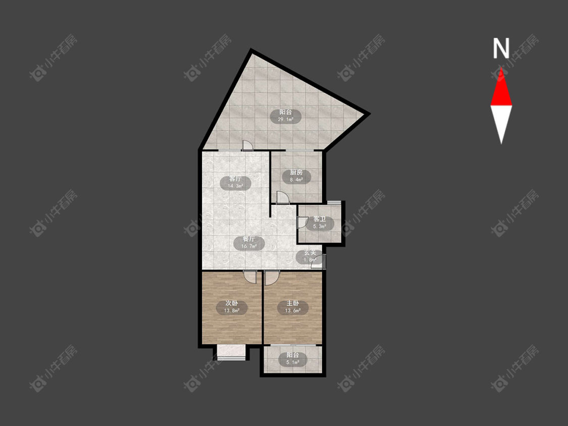 水木年华花园房源户型图 常州水木年华花园在售二手房源户型图_小牛看房
