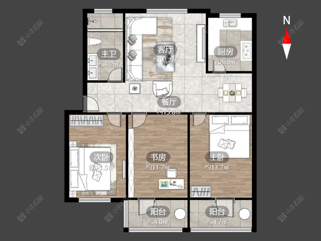 广景山庄房源户型图 常州广景山庄在售二手房源户型图_小牛看房