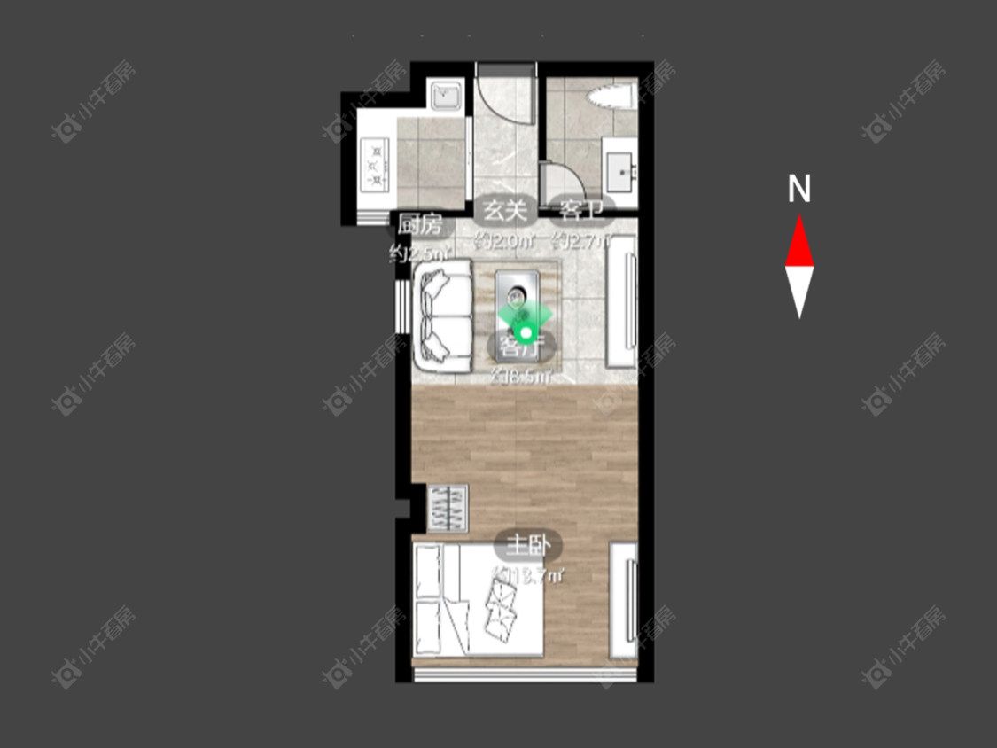 常州新天地商业广场在售二手房源户型图_小牛看房