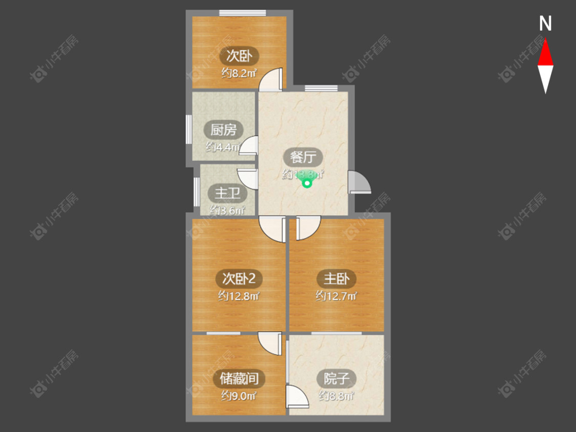 常州河苑新村在售二手房源户型图_小牛看房