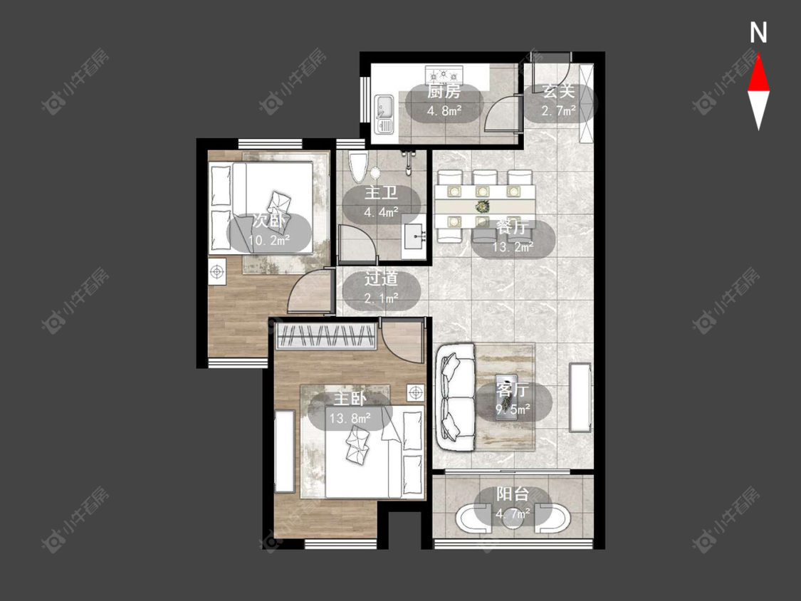 龙涛香榭丽园房源户型图 常州龙涛香榭丽园在售二手房源户型图_小牛看房
