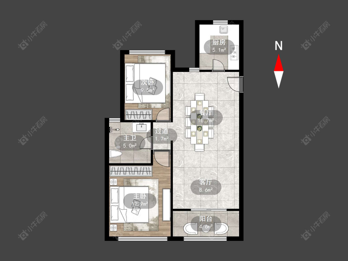 金美林花园房源户型图 常州金美林花园在售二手房源户型图_小牛看房