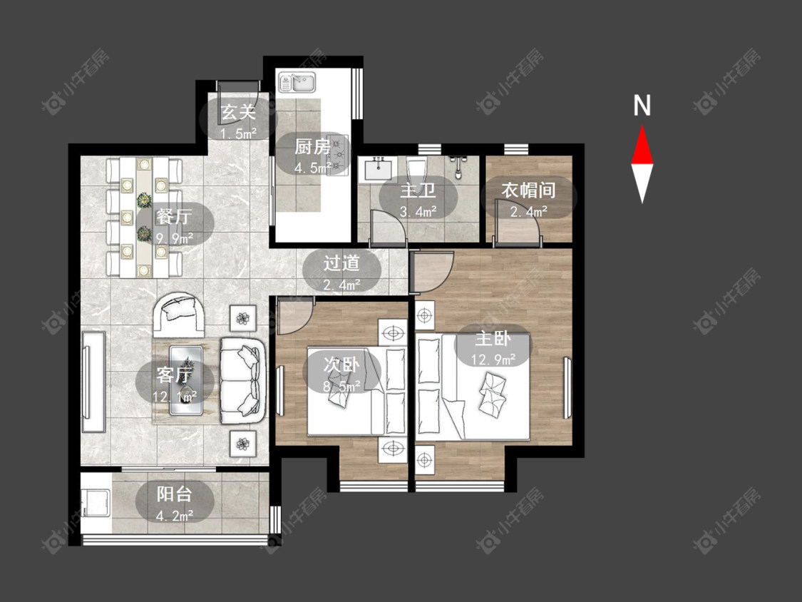 常州滨江明珠城西区在售二手房源_小牛看房