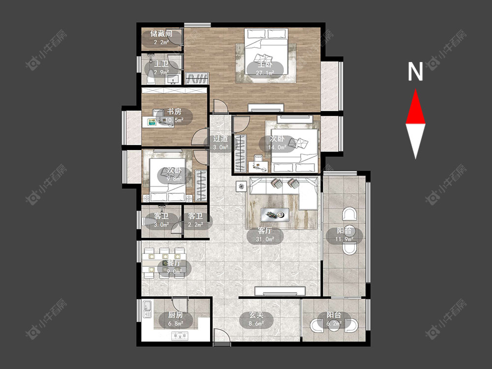 常州天豪大厦在售二手房源户型图_小牛看房