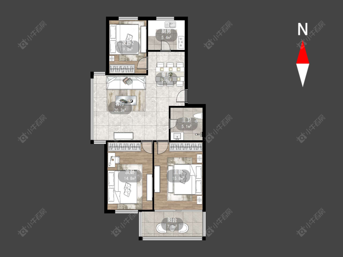 常州金梅花园北区在售二手房源_小牛看房
