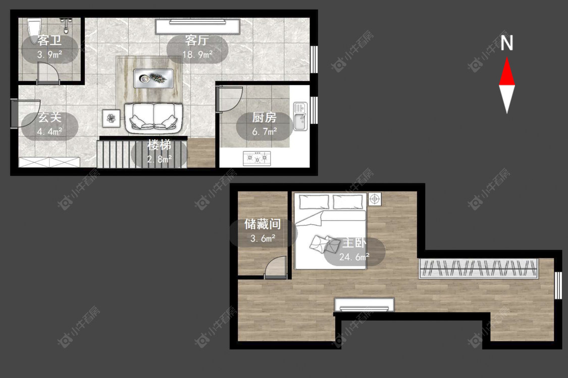 常州吾悦广场全能家公寓在售二手房源户型图_小牛看房