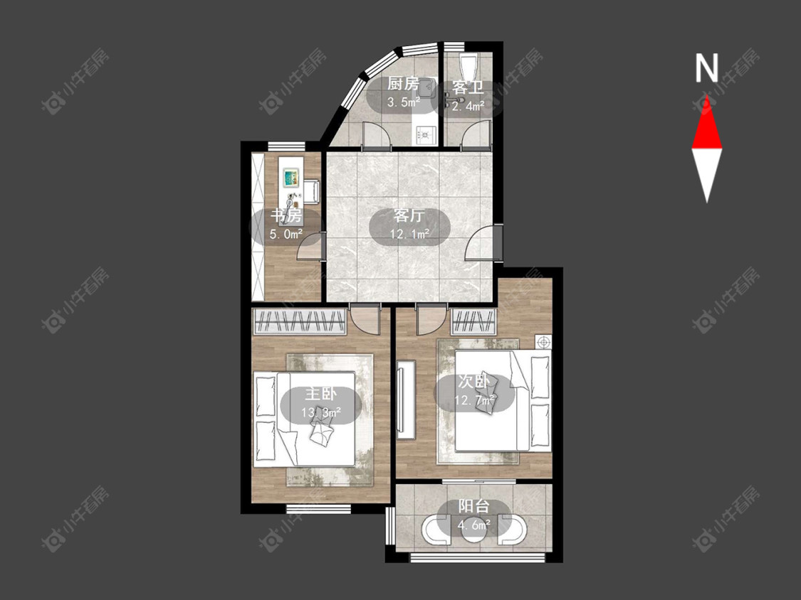 翠竹新村南区房源户型图 常州翠竹新村南区在售二手房源户型图_小牛看房