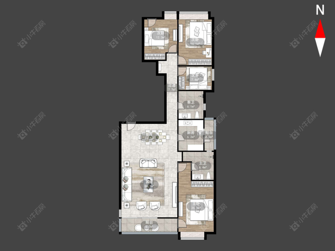 御翠园房源户型图 常州御翠园在售二手房源户型图_小牛看房