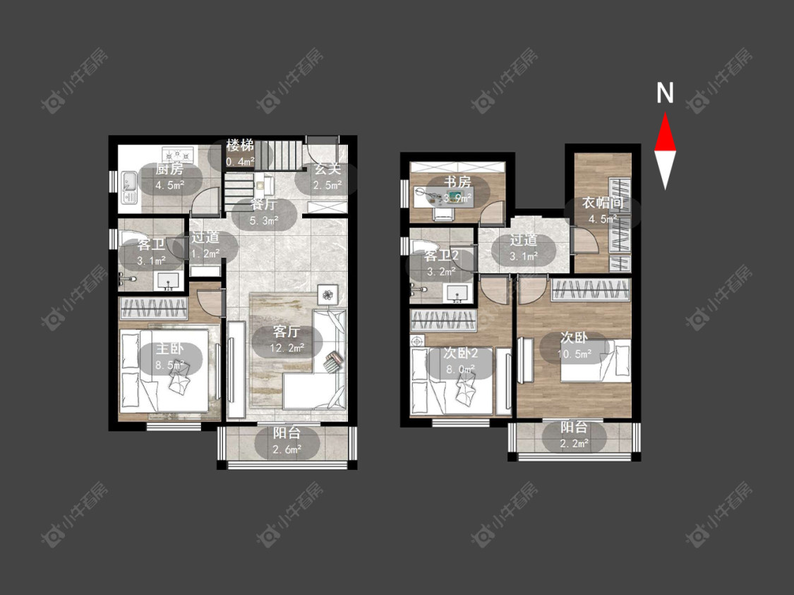 常州晋陵北苑在售二手房源户型图_小牛看房