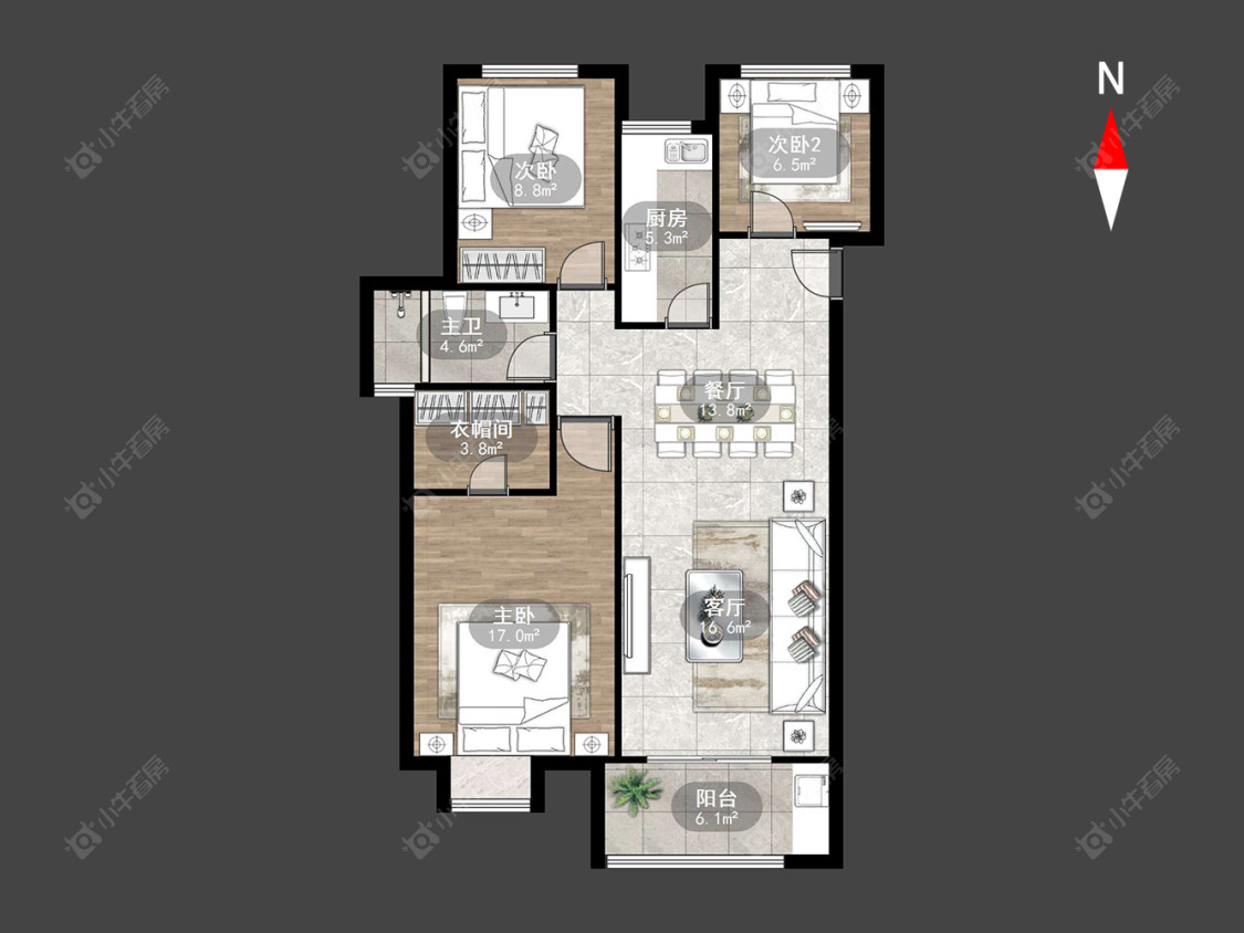常州弘阳燕澜湾在售二手房源户型图_小牛看房