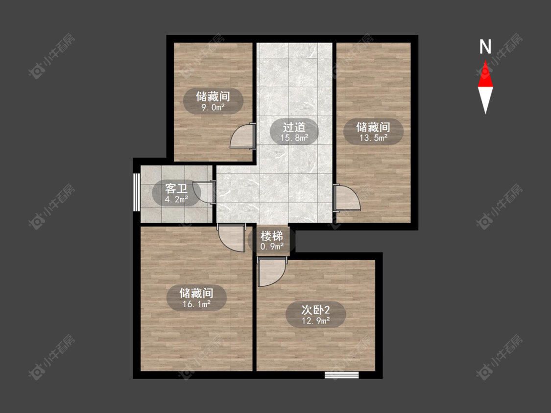 常州顺园八村北区在售二手房源户型图_小牛看房