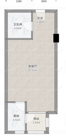 常州景荟凤凰公寓租房_景荟凤凰公寓1室1厅房源出租
