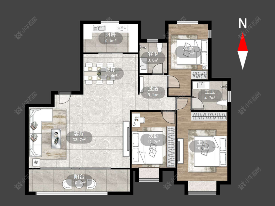 路劲雅居乐城市万象房源户型图 常州路劲雅居乐城市万象在售二手房源户型图_小牛看房