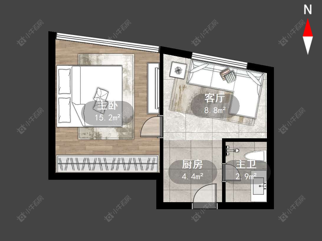 常州鹏欣丽都在售二手房源户型图_小牛看房