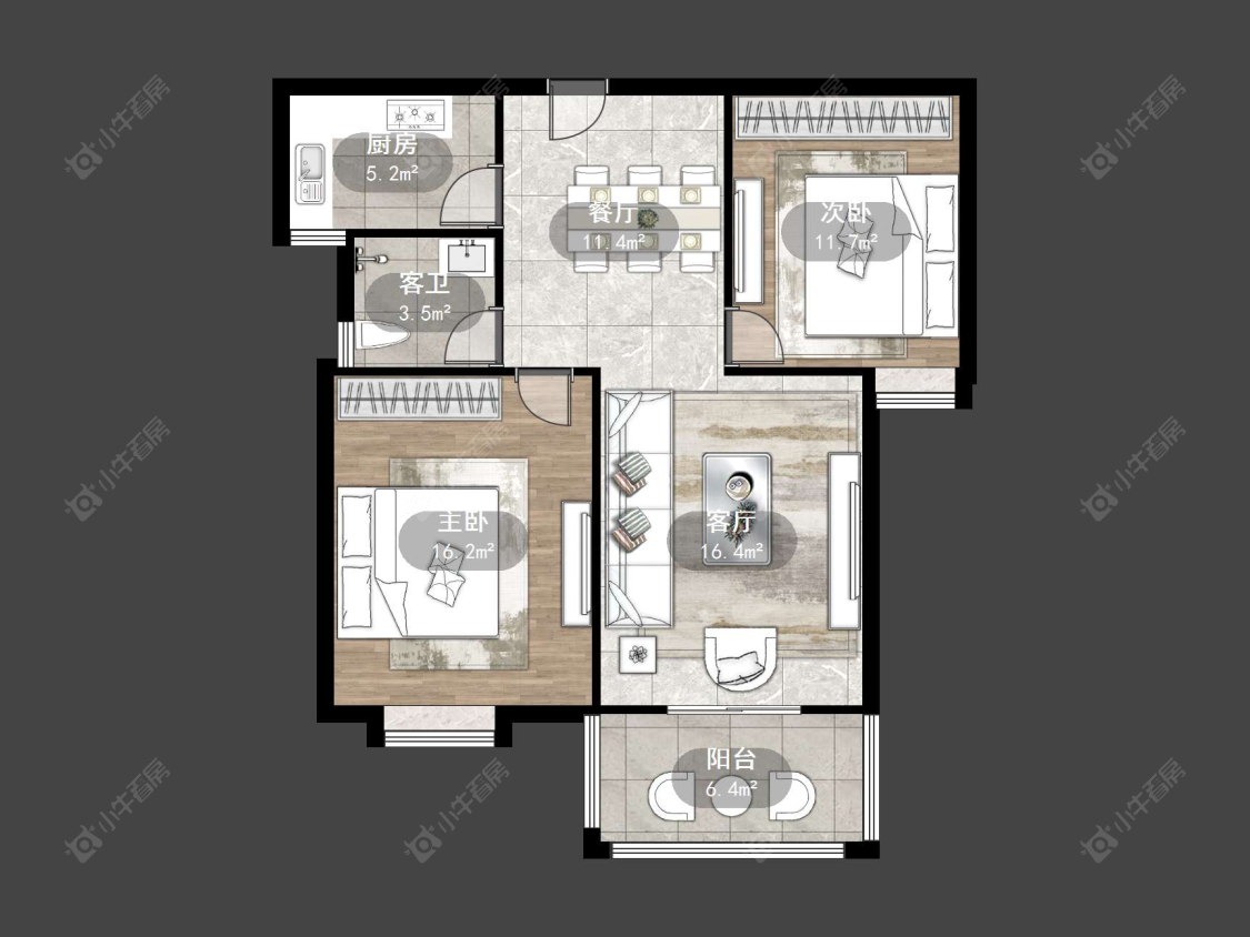 丹阳华都锦城在售二手房源户型图_小牛看房