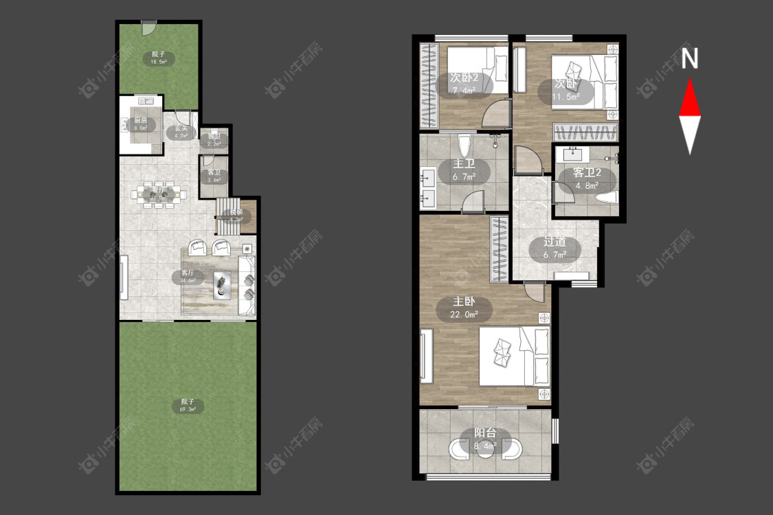 常州玉兰广场五期在售二手房源户型图_小牛看房