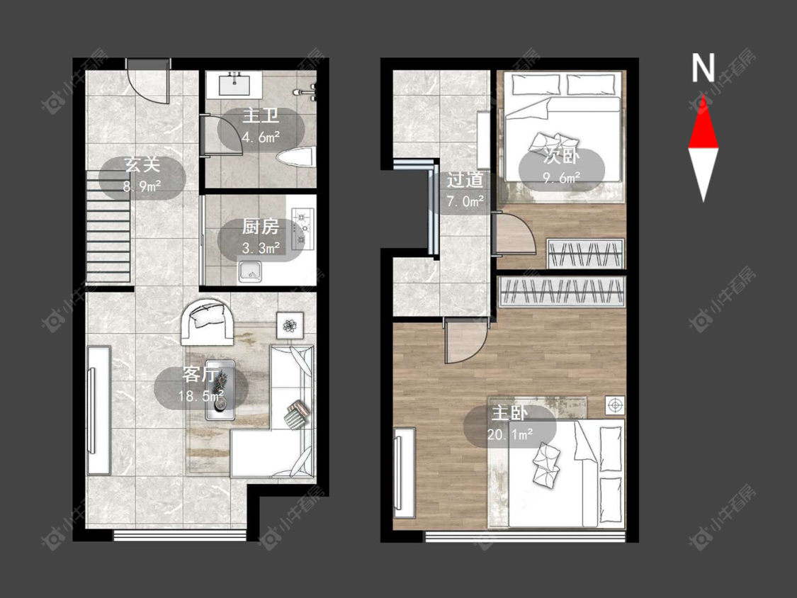 常州华东机电城在售二手房源户型图_小牛看房