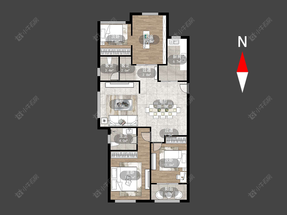 环太湖艺术城德郡房源户型图 常州环太湖艺术城德郡在售二手房源户型图_小牛看房
