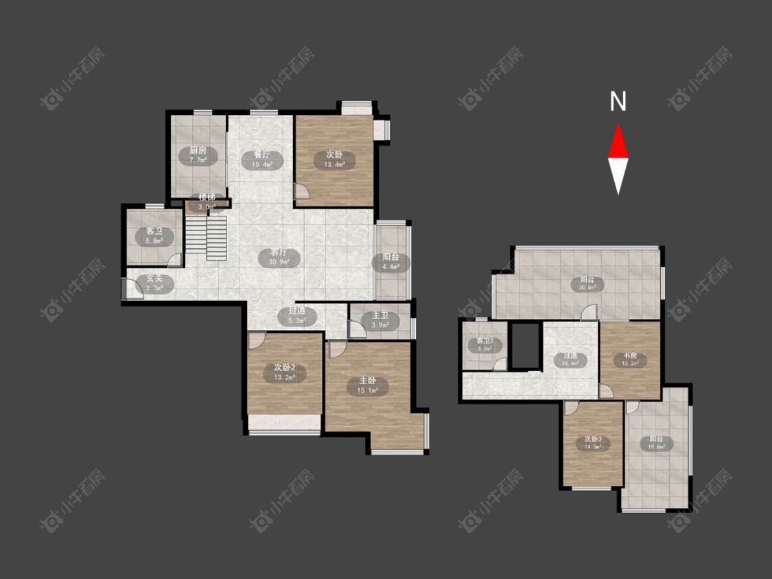 怀德名园房源户型图 常州怀德名园在售二手房源户型图_小牛看房