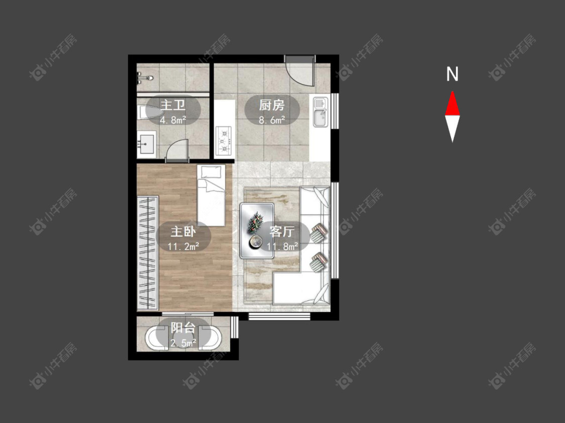 常州燕阳花园在售二手房源户型图_小牛看房