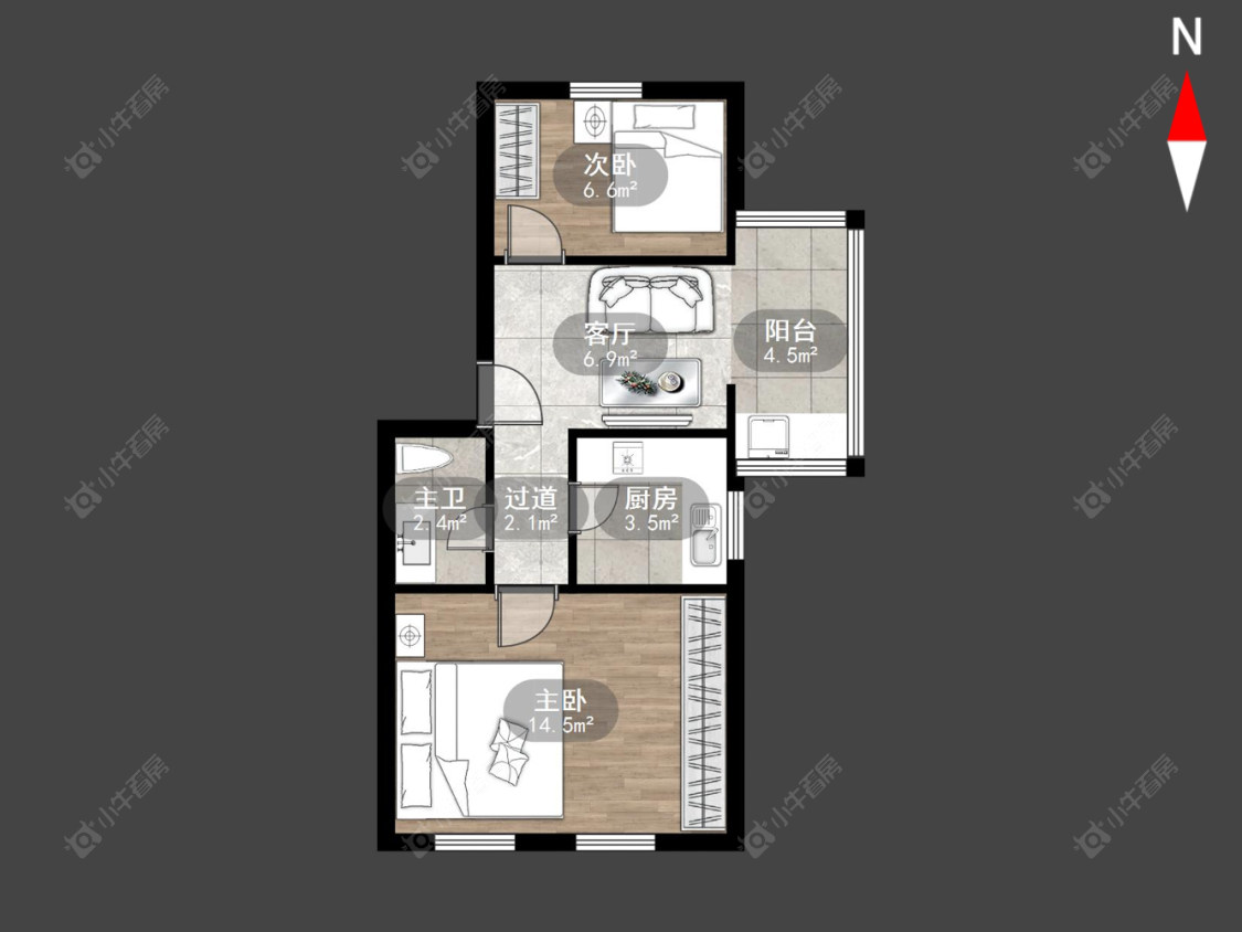 常州广化里在售二手房源户型图_小牛看房