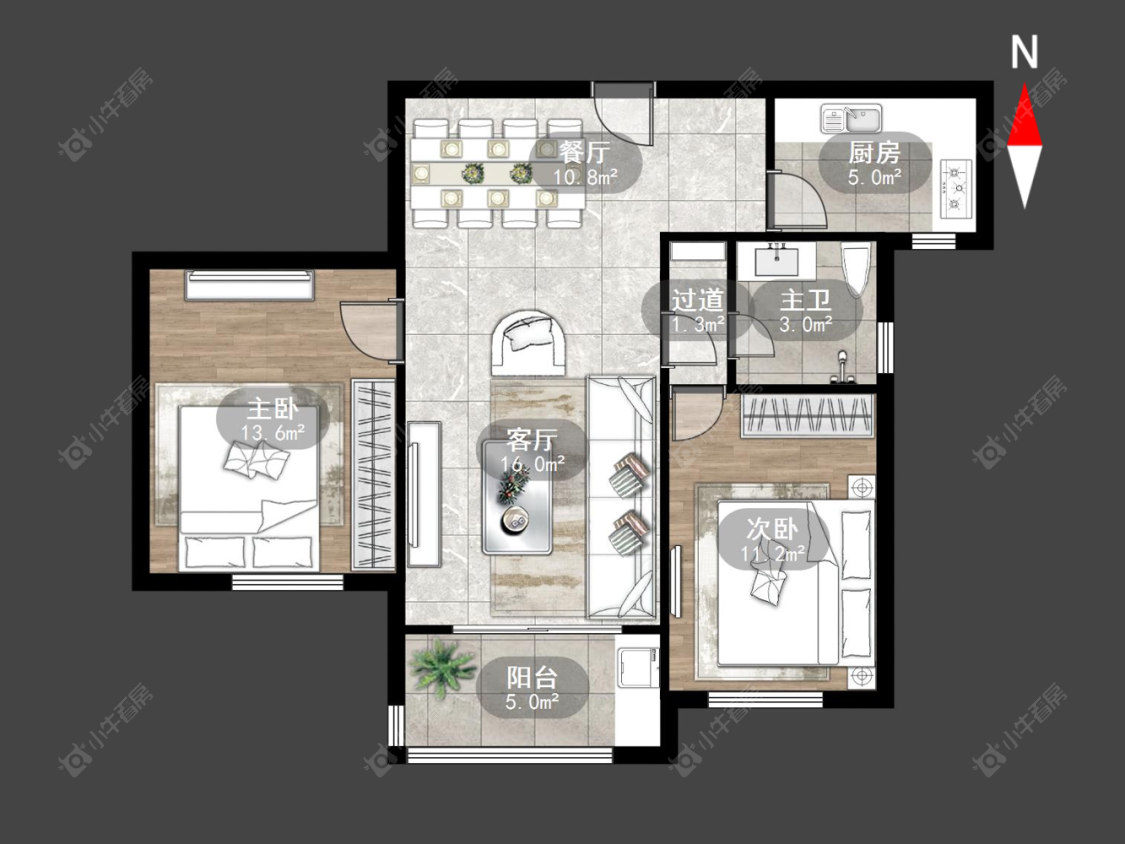 元丰宜家房源户型图 常州元丰宜家在售二手房源户型图_小牛看房