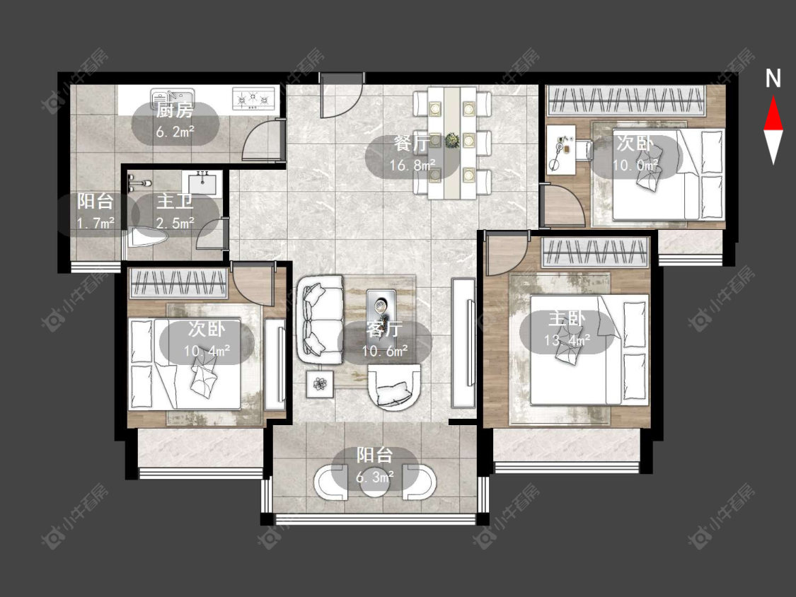 金坛碧桂园一期房源户型图 常州金坛碧桂园一期在售二手房源户型图_小牛看房