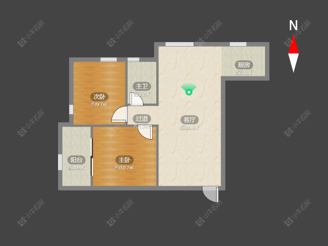 常州京城豪苑北区在售二手房源户型图_小牛看房