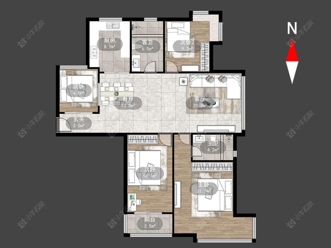 东方福郡房源户型图 常州东方福郡在售二手房源户型图_小牛看房