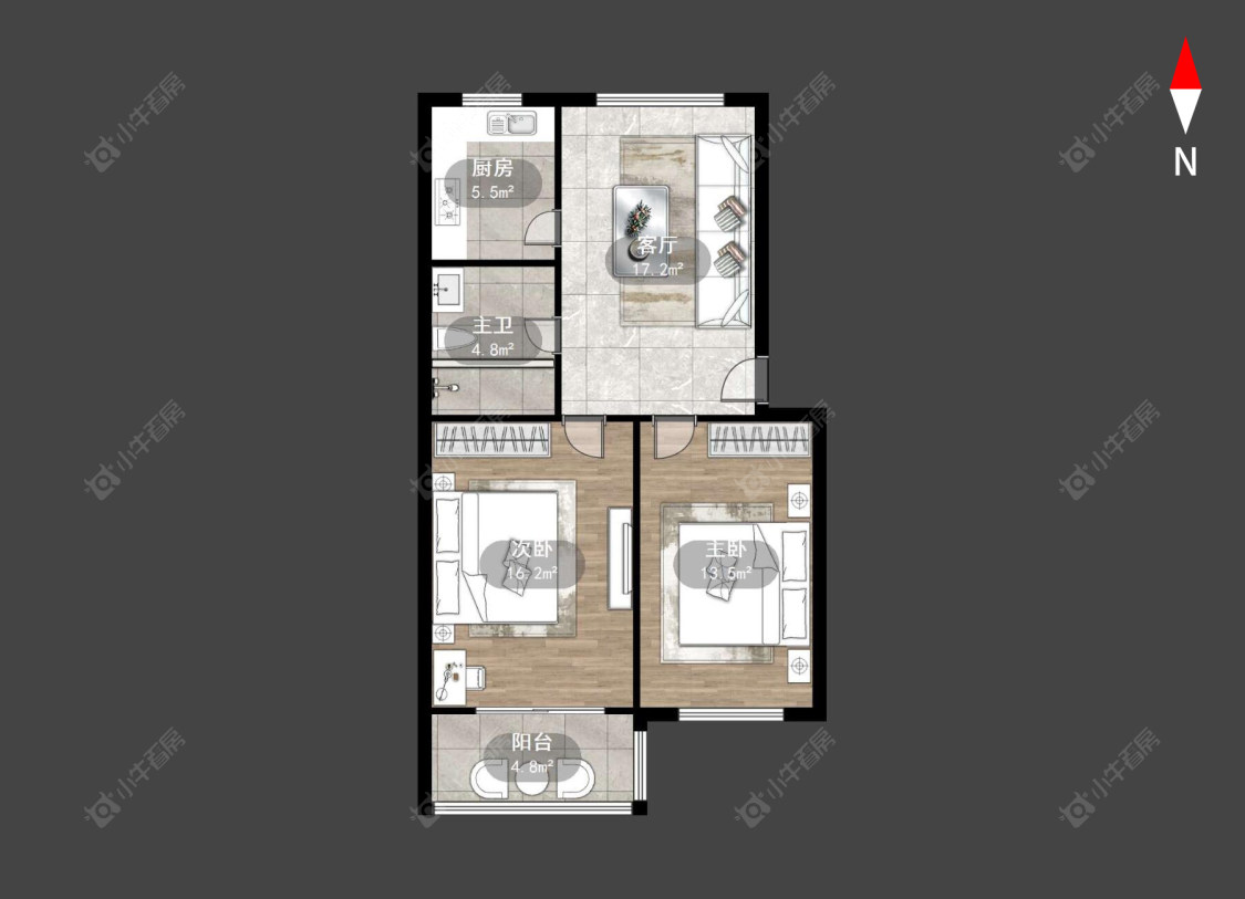 常州兰陵公寓在售二手房房源户型图_小牛看房