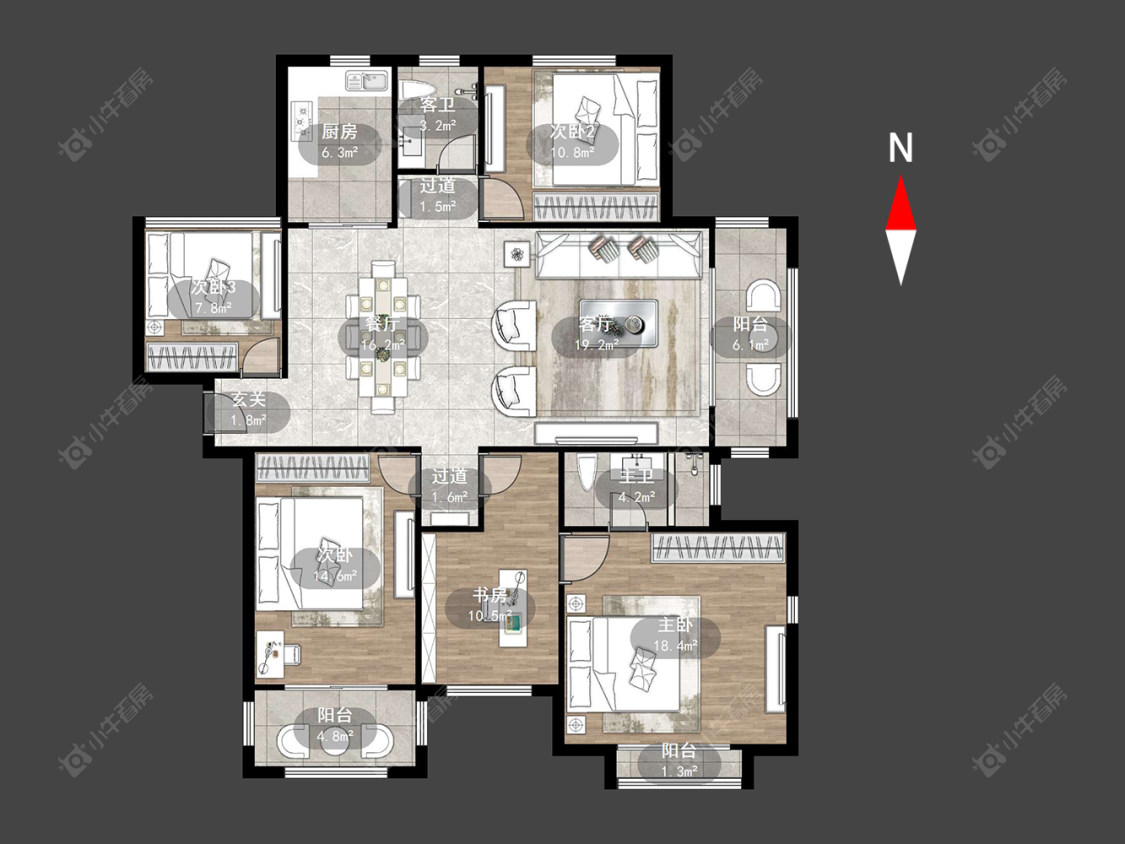 常州银河湾第一城二期在售二手房源户型图_小牛看房