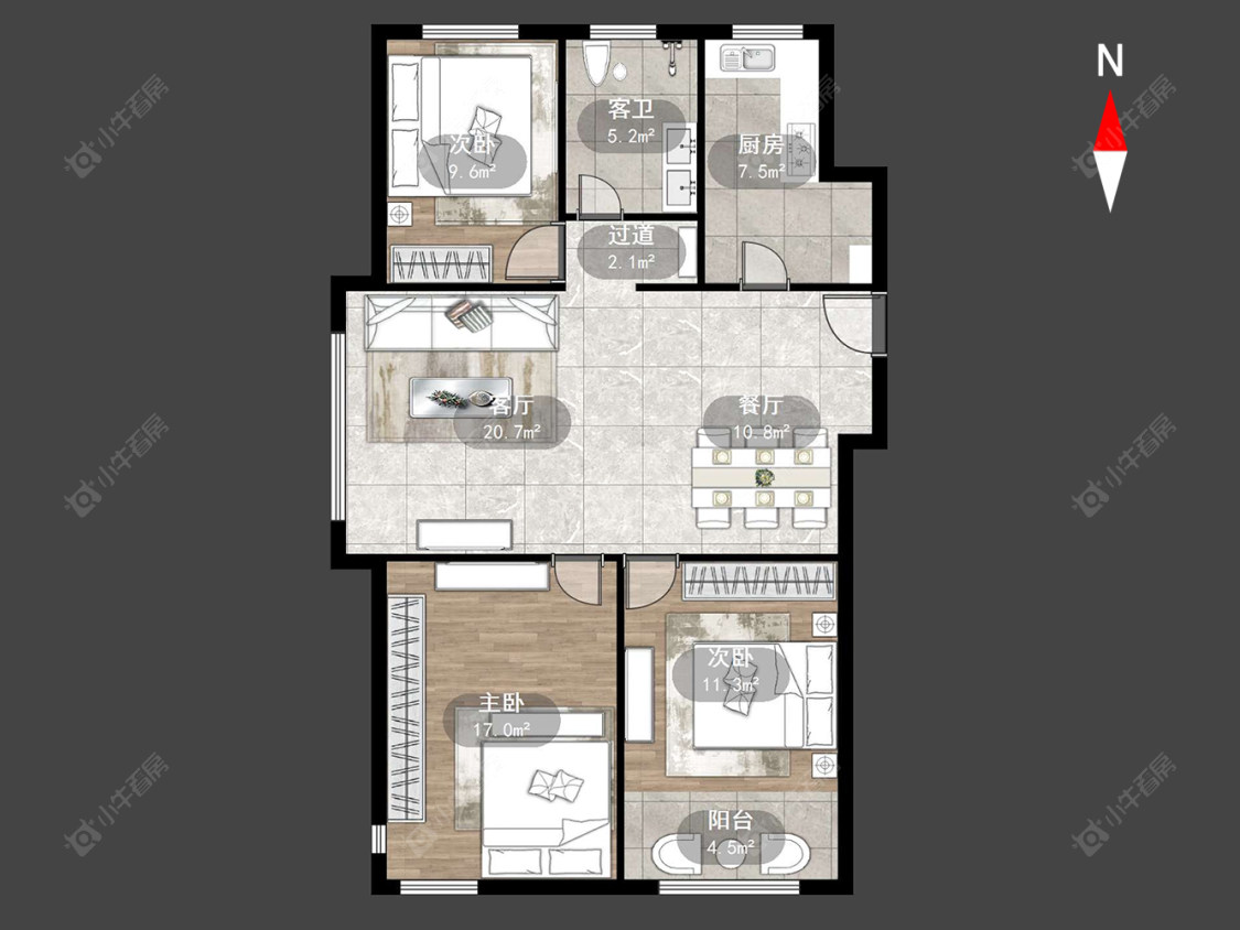 常州悦蓉雅苑在售二手房源户型图_小牛看房