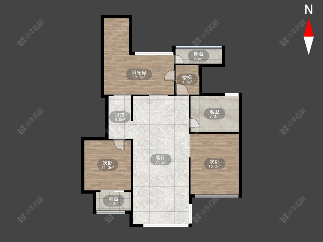 金色新城西区房源户型图 常州金色新城西区在售二手房源户型图_小牛看房