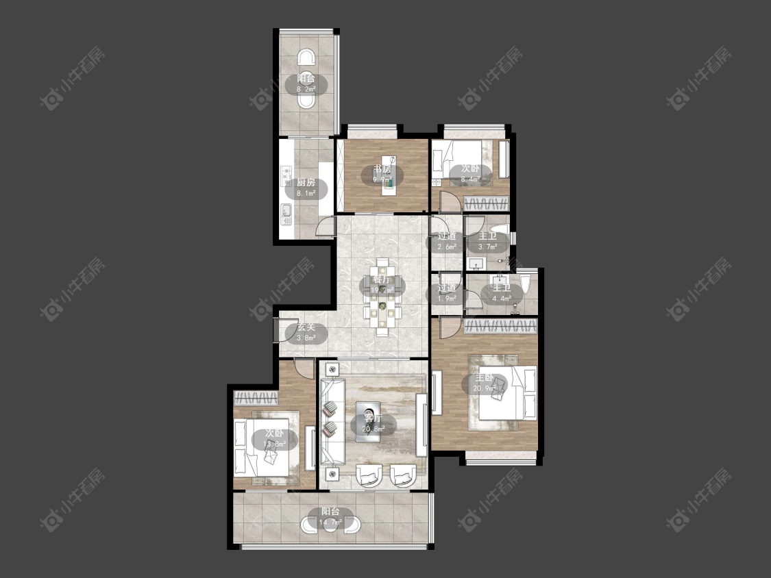 丹阳碧桂园在售二手房源户型图_小牛看房