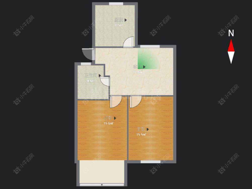 常州翠竹新村南区在售二手房源户型图_小牛看房