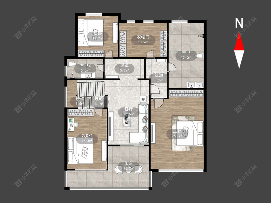 常州富琛苑在售二手房源户型图_小牛看房